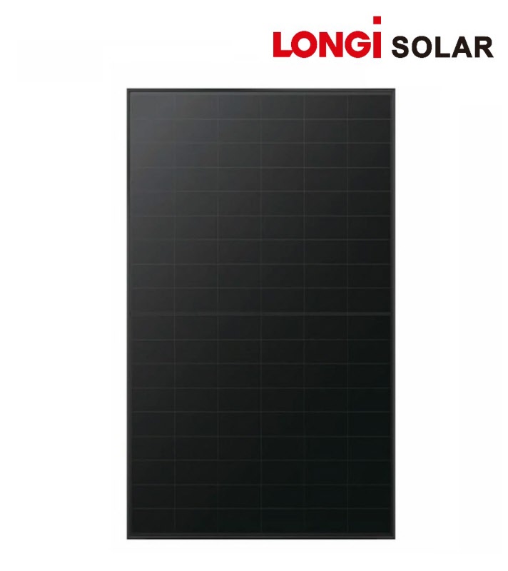 Longi Solar 485Wp Full Black Half Cut Percium pv paneel